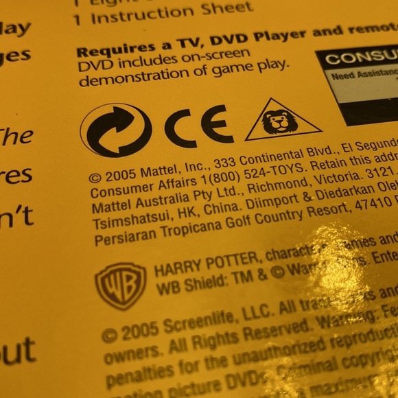 HARRY POTTER Scene it? The DVD Game (2005) - Picture 13 of 13